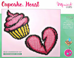 Embroidery kit "Cupcake. Heart"