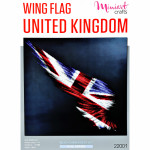 Embroidery kit "Wing Flag UK"