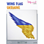 Embroidery kit "Wing Flag Ukraine"