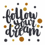 Embroidery kit "Follow your dream"