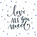 Embroidery kit "Love is all you need"