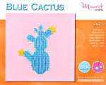 Embroidery kit "Blue Cactus"