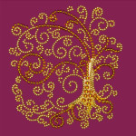 Embroidery kit "Magic Golden Tree"