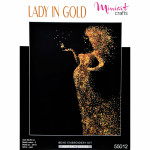 Embroidery kit "Lady in Gold"