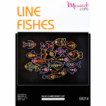 Embroidery kit "Line Fishes"