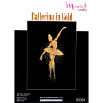 Embroidery kit "Ballerina in Gold"
