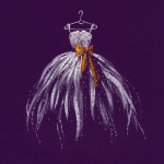Embroidery kit "Purple Dress"