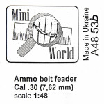 Ammo belt feader Cal .30 (7.62 mm), 8 pcs