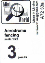 Aerodrome fencing #1 (3 pieces)