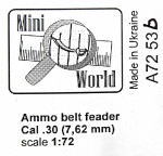 Ammo belts feader Cal .30 (7,62 mm), 8 pcs
