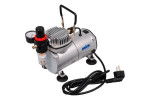 Oil-free piston compressor for airbrushing
