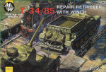 T-34/85 Soviet WWII repair retriever with winch