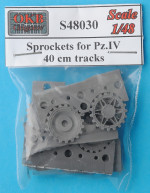 Sprockets for Pz.IV, 40 cm tracks