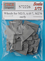 Wheels for M2/3, AAV7, M270, early