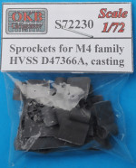 Sprockets for M4 family, HVSS D47366A, casting