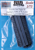 Tracks for Tiger II,Jagtiger,E50,E75,Lowe, transport Gg24/600/300, type 2