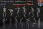 WWII German panzer soldiers, set 1