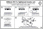 KV-1s 608mm lightened tracks set. cat#7241