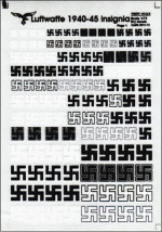 Luftwaffe insignia 1940-45, Part 1, 1/72-1/48, dry decal