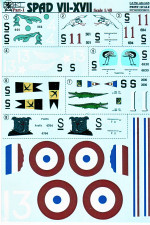 Decal for fighter Spad VII-XVII Part 1