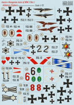 Decal for Albatros D.III "Austro-Hungarian Aces", part 1