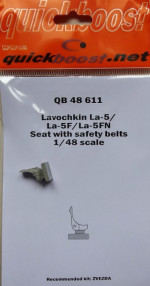 La-5, 5F, 5FN seat w/ safety belts