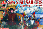 Spanish Sailors in battle, 16-17 century, set 2