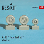Wheels set for A-10 Thunderbolt (1/48)