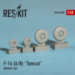 Wheels set for F-14 (A/B) Tomcat (1/48)