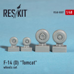 Wheels set for F-14 (D) Tomcat (1/48)