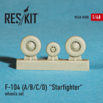 Wheels set for F-104 (A/B/C/D) Starfighter (1/48)