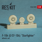 Wheels set for F-104 (E) and CF-104 Starfighter (1/48)