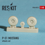 Wheels set for P-51 Mustang (1/48)