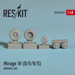 Wheels set for Mirage III (D/E/R/S) (1/48)