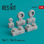 Wheels set for "Yak"-1/"Yak"-3