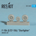 Wheels set for F-104 (E) and CF-104 Starfighter (1/72)
