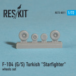 Wheels set for F-104 (G/S) Turkish Starfighter (1/72)
