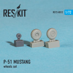 Wheels set for P-51 Mustang (1/72)