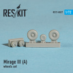 Wheels set for Mirage III (A) (1/72)