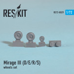 Wheels set for Mirage III (D/E/R/S) (1/72)