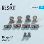 Wheels set for Mirage F.1 (1/72)
