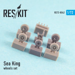 Wheels set for Sea King (all versions)