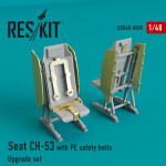 Upgrade Set for CH-53 Seat with PE Safety Belts