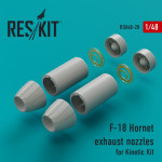 F-18 Hornet exhaust nozzles for (Kinetic Kit)