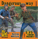 'Dangerous way' Red Army, 3 figures