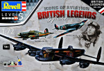 Gift set "100 Years RAF: British Legends" (3 model kits in box)