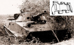 Assembled metal tracks for PT-76, BTR-50, ASU-85