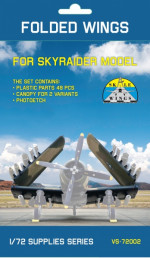Folded wings for Skyraider AD-2, AD-3, AD-4, AD-5 (all)