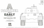 WWII German medium Tank  Sd.Kfz.171 "Panther" A, early production w/ full interior kit