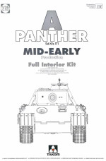 WWII German medium Tank  Sd.Kfz.171 "Panther" A mid-early production w/ full interior kit